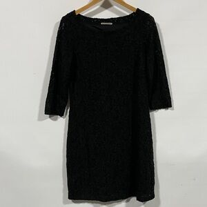 Sandwich_ Elegant Black Lace Dress